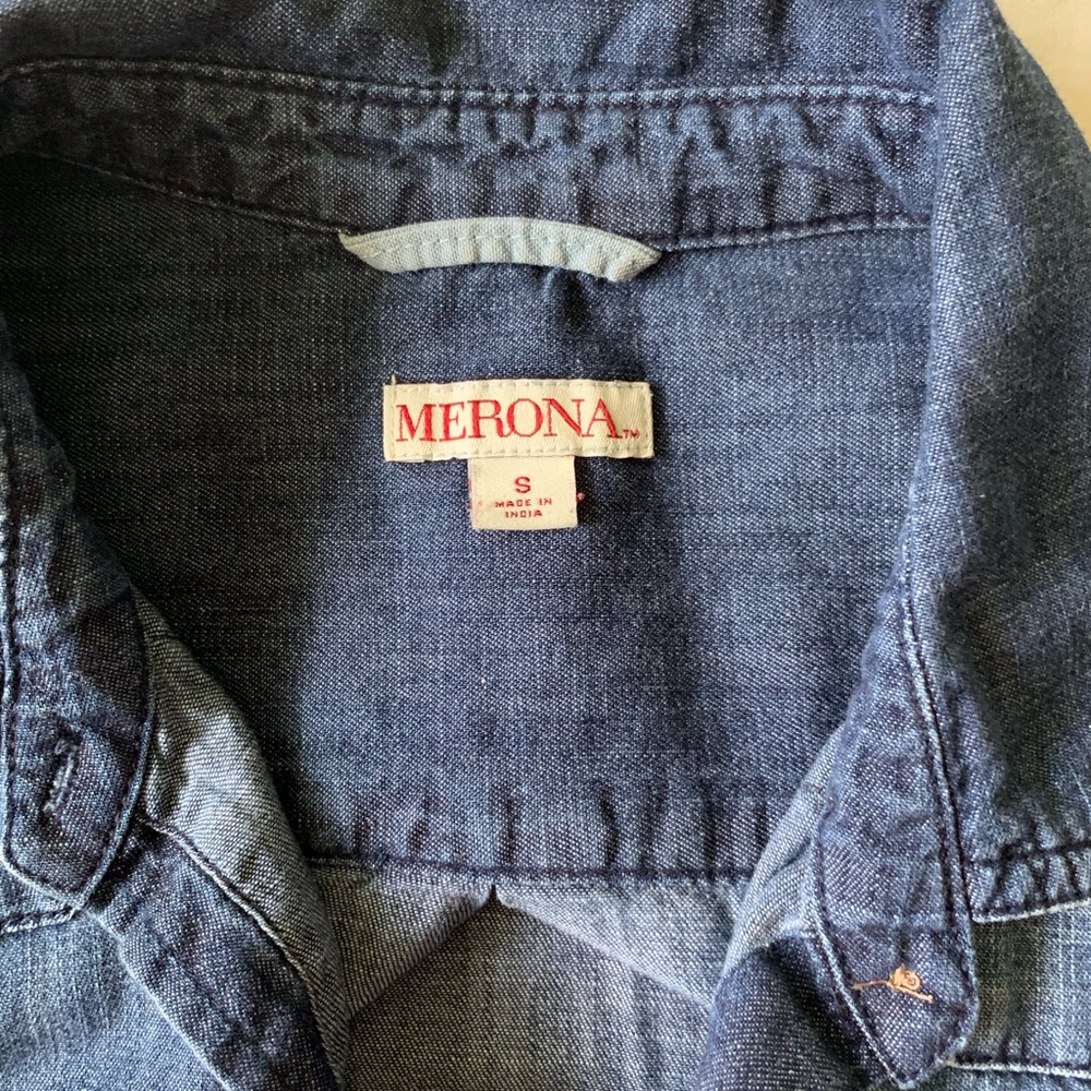 Button Down Jean Dress - Picture 3 of 3
